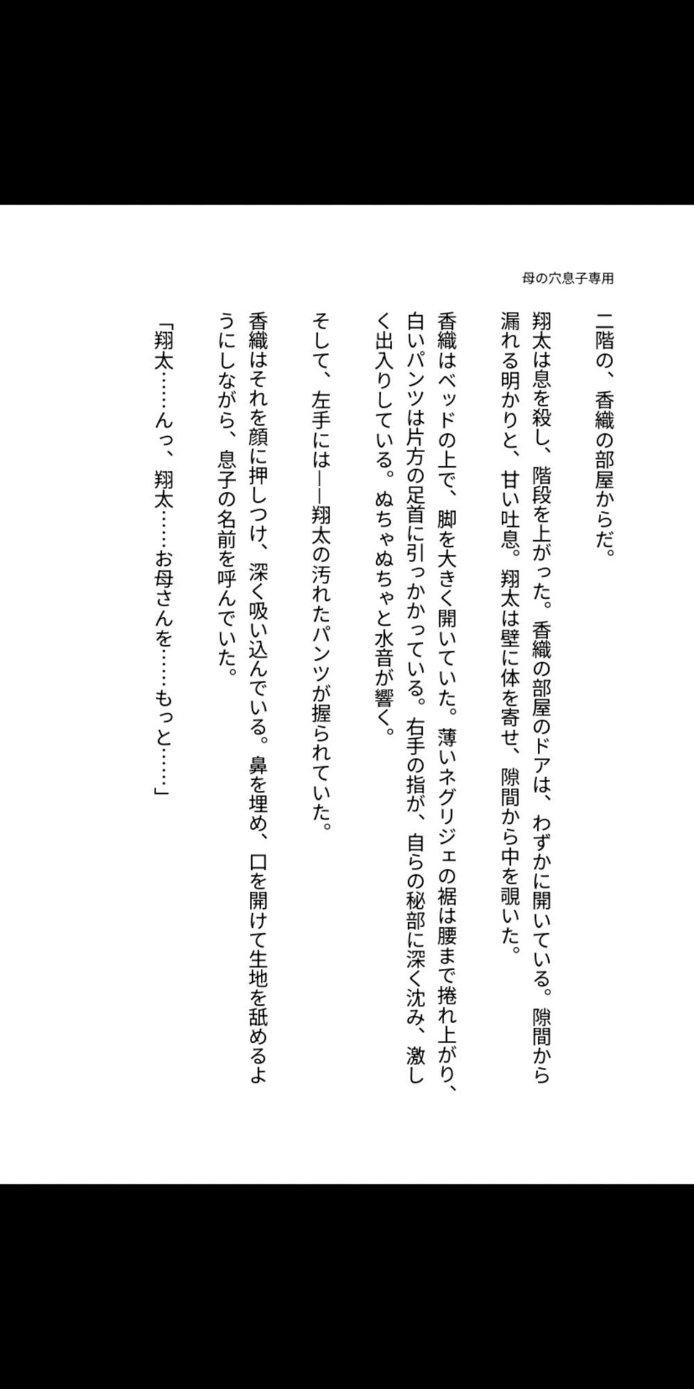 母の穴は、息子専用 〜熟母、禁忌に堕ちるまで〜 サンプル1