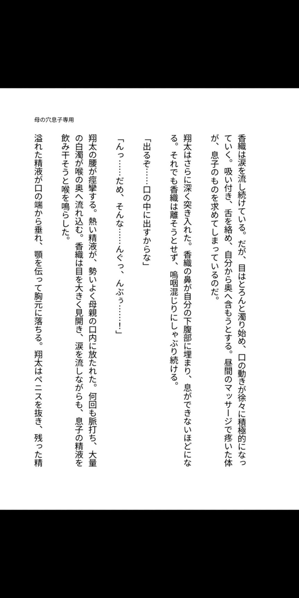 母の穴は、息子専用 〜熟母、禁忌に堕ちるまで〜 サンプル2
